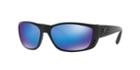 Costa Fisch 64 Black Rectangle Sunglasses