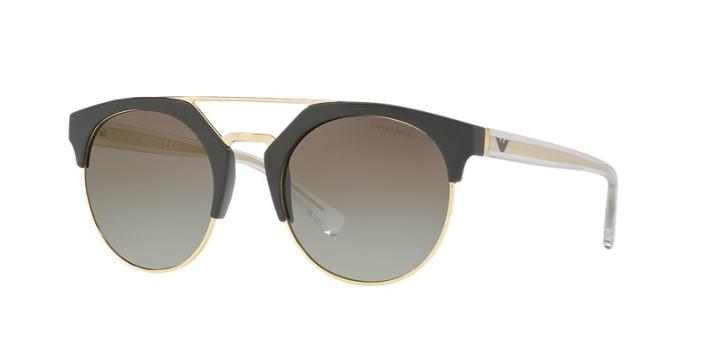 Emporio Armani Ea4092f 53 Green Round Sunglasses