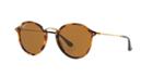 Ray-ban Brown Round Sunglasses - Rb2447