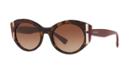 Valentino Va4039 53 Tortoise Oval Sunglasses