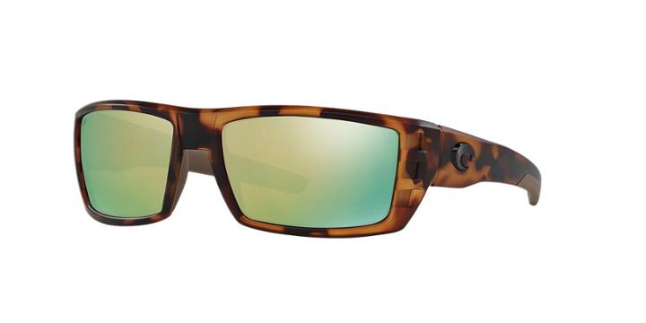 Costa Del Mar Rafael Tortoise Matte Rectangle Sunglasses