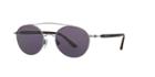 Giorgio Armani Gunmetal Round Sunglasses - Ar6038