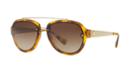 Versace 57 Tortoise Aviator Sunglasses - Ve4327