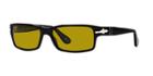 Persol Black Rectangle Sunglasses, Polarized - Po2747s