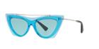 Valentino Va4041 53 Blue Cat-eye Sunglasses