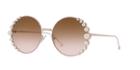 Fendi Ff 0295 58 Rose Gold Oval Sunglasses
