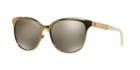 Tory Burch Ty6041 54 Gold Cat Sunglasses
