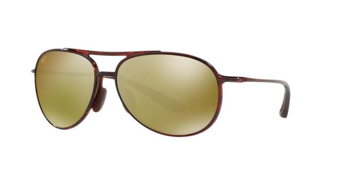 Maui Jim 438 Alelele Bridge 60 Brown Pilot Sunglasses