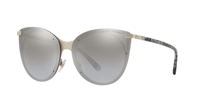 Ralph Lauren 63 Silver Butterfly Sunglasses - Rl7059