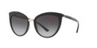 Dolce &amp; Gabbana 55 Black Cat-eye Sunglasses - Dg6113
