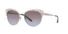 Michael Kors 56 Evy Silver Square Sunglasses - Mk1023