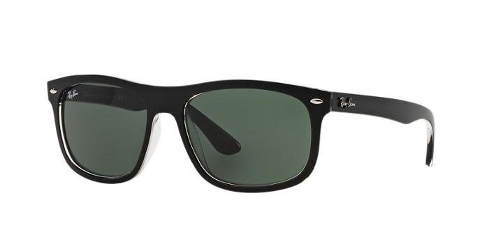 Ray-ban Black Matte Rectangle Sunglasses - Rb4226