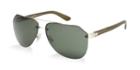 Dolce &amp; Gabbana Dg2124 Silver Aviator Sunglasses