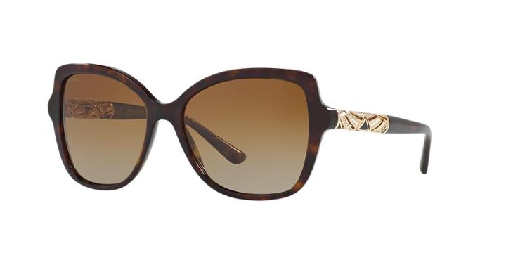 Bvlgari Bv8174bf 58 Brown Butterfly Sunglasses