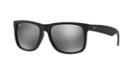 Ray-ban Justin Black Rectangle Sunglasses - Rb4165