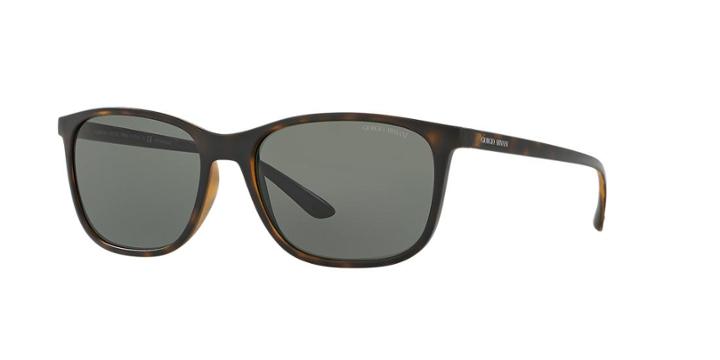 Giorgio Armani Tortoise Matte Square Sunglasses - Ar8084