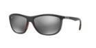 Ray-ban Rb8351m Scuderia Ferrari Grey Square Sunglasses