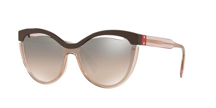 Miu Miu Mu 01ts 36 Pink Square Sunglasses