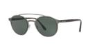 Giorgio Armani Gunmetal Matte Round Sunglasses - Ar6041