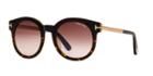 Tom Ford Janina Black Round Sunglasses - Ft0435