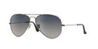 Ray-ban Gunmetal Dark Aviator Sunglasses - Rb3025