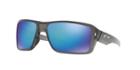 Oakley 66 Double Edge Grey Rectangle Sunglasses - Oo9380