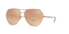 Bvlgari 61 Rose Gold Pilot Sunglasses - Bv6098