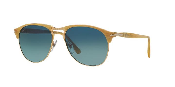 Persol 56 Brown Round Sunglasses - Po8649s