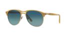 Persol 56 Brown Round Sunglasses - Po8649s