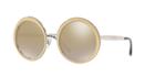 Dolce &amp; Gabbana Gold Round Sunglasses - Dg2179