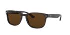 Ray-ban 57 Brown Square Sunglasses - Rb2184