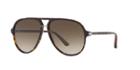 Gucci Gg0015s Tortoise Aviator Sunglasses