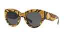 Versace 51 Yellow Wrap Sunglasses - Ve4353