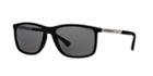 Emporio Armani Black Matte Rectangle Sunglasses - Ea4058