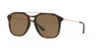 Gucci Gg0321s 55 Tortoise Pilot Sunglasses
