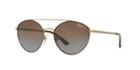 Vogue Eyewear 56 Gold Matte Square Sunglasses - Vo4023s