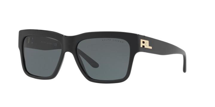 Ralph Lauren 56 Black Square Sunglasses - Rl8154