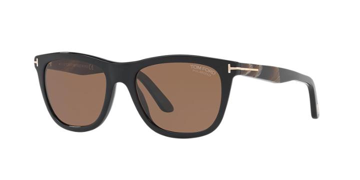 Tom Ford Andrew 54 Black Square Sunglasses - Ft0500