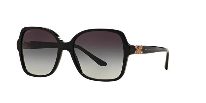 Bvlgari Black Square Sunglasses - Bv8164b