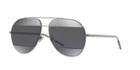 Dior Split1 59 Gunmetal Wrap Sunglasses