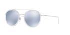 Giorgio Armani 51 Silver Round Sunglasses - Ar6051