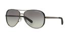 Michael Kors 59 Chelsea Gunmetal Pilot Sunglasses - Mk5004