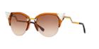 Fendi Brown Oval Sunglasses - Ff 0041