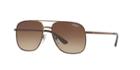 Vogue Vo4083s 55 Bronze Rectangle Sunglasses