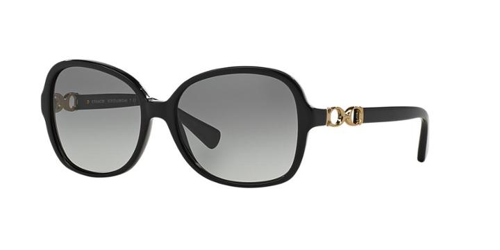 Coach Cole Black Square Sunglasses, Polarized - Hc8123