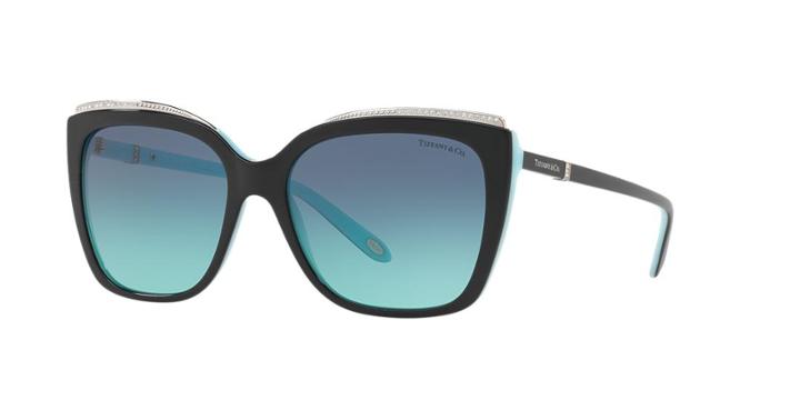 Tiffany &amp; Co. 56 Black Square Sunglasses - Tf4135b