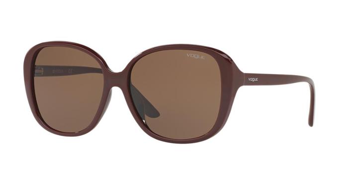 Vogue Vo5114sd 59 Asian Fitting Red Square Sunglasses