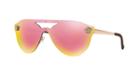 Versace 42 Orange Aviator Sunglasses - Ve2161