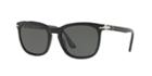 Persol 55 Black Rectangle Sunglasses - Po3193s