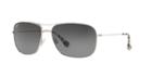 Maui Jim 773 Breezeway 63 Silver Wrap Sunglasses